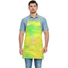 Colorful Multicolored Maximalist Abstract Design Kitchen Apron by dflcprintsclothing