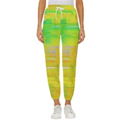 Colorful Multicolored Maximalist Abstract Design Cropped Drawstring Pants by dflcprintsclothing