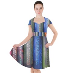 Vintage Collection Book Cap Sleeve Midi Dress