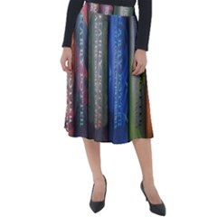 Vintage Collection Book Classic Velour Midi Skirt 