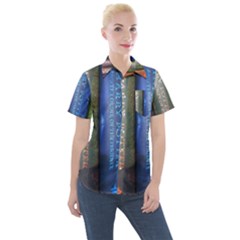 Vintage Collection Book Women s Short Sleeve Pocket Shirt