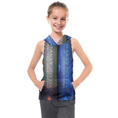 Vintage Collection Book Kids  Sleeveless Hoodie