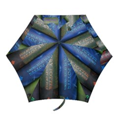 Vintage Collection Book Mini Folding Umbrellas