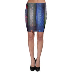 Vintage Collection Book Bodycon Skirt