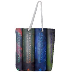 Vintage Collection Book Full Print Rope Handle Tote (large)