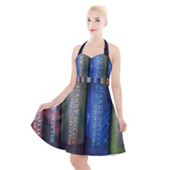 Vintage Collection Book Halter Party Swing Dress 