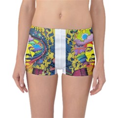 Psychedelic Rock Jimi Hendrix Boyleg Bikini Bottoms