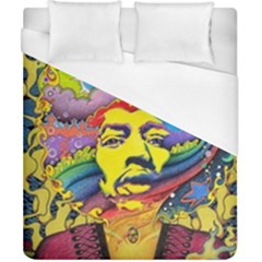 Psychedelic Rock Jimi Hendrix Duvet Cover (california King Size)