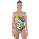 Psychedelic Rock Jimi Hendrix Tie Back One Piece Swimsuit View1