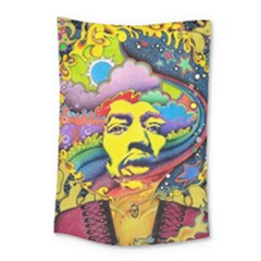 Psychedelic Rock Jimi Hendrix Small Tapestry