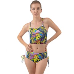 Psychedelic Rock Jimi Hendrix Mini Tank Bikini Set