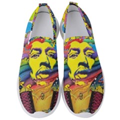 Psychedelic Rock Jimi Hendrix Men s Slip On Sneakers