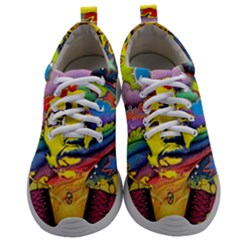 Psychedelic Rock Jimi Hendrix Mens Athletic Shoes by Jancukart