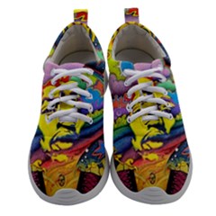 Psychedelic Rock Jimi Hendrix Women Athletic Shoes by Jancukart