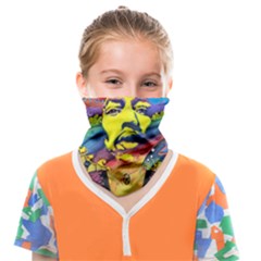 Psychedelic Rock Jimi Hendrix Face Covering Bandana (kids)