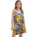 Psychedelic Rock Jimi Hendrix Kids  Basketball Mesh Set View3