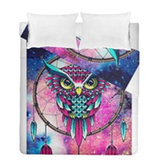 Owl Dreamcatcher Duvet Cover Double Side (full/ Double Size)