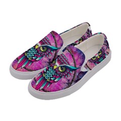 Owl Dreamcatcher Women s Canvas Slip Ons