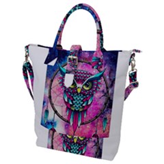 Owl Dreamcatcher Buckle Top Tote Bag