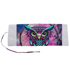 Owl Dreamcatcher Roll Up Canvas Pencil Holder (s)