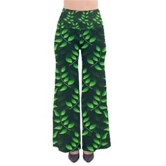 Branches Nature Green Leaves Sheet So Vintage Palazzo Pants by Ravend