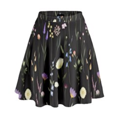 Flowers Floral Pattern Floral Print High Waist Skirt by Ravend