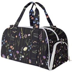 Flowers Floral Pattern Floral Print Burner Gym Duffel Bag by Ravend