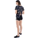 Flowers Floral Pattern Floral Print Open Back Sport Tee View2