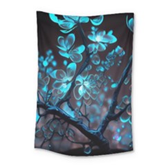 Art Ai Generated Cherry Blossom Blossoms Small Tapestry by Ravend