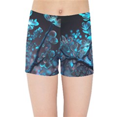 Art Ai Generated Cherry Blossom Blossoms Kids  Sports Shorts