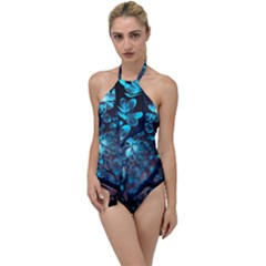 Art Ai Generated Cherry Blossom Blossoms Go With The Flow One Piece Swimsuit by Ravend