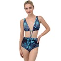 Art Ai Generated Cherry Blossom Blossoms Tied Up Two Piece Swimsuit View1