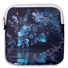 Ai Generated Cherry Blossom Mini Square Pouch by Ravend