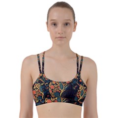 Ai Generated Apple Foliage Line Them Up Sports Bra by Ravend