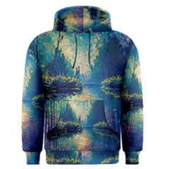 Oil Painting Night Scenery Fantasy Men s Core Hoodie by Ravend