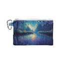 Oil Painting Night Scenery Fantasy Canvas Cosmetic Bag (Small) View1