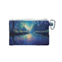 Oil Painting Night Scenery Fantasy Canvas Cosmetic Bag (Small) View2