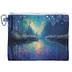 Oil Painting Night Scenery Fantasy Canvas Cosmetic Bag (xxl) by Ravend