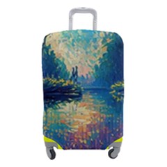 Oil Painting Night Scenery Fantasy Luggage Cover (small) by Ravend