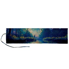 Oil Painting Night Scenery Fantasy Roll Up Canvas Pencil Holder (l) by Ravend