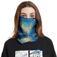 Oil Painting Night Scenery Fantasy Face Covering Bandana (two Sides) by Ravend