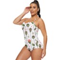 Poppies Red Poppies Red Flowers Retro Full Coverage Swimsuit View2