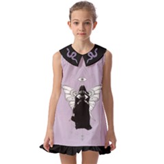 Coven Kids  Pilgrim Collar Ruffle Hem Dress by CreatureFeature