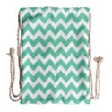 Chevron Pattern Gifts Drawstring Bag (Large) View1