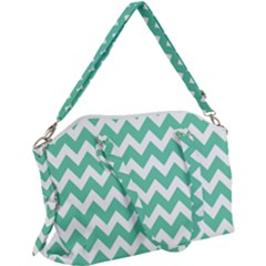 Chevron Pattern Gifts Canvas Crossbody Bag by GardenOfOphir