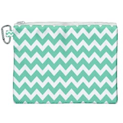 Chevron Pattern Gifts Canvas Cosmetic Bag (xxl) by GardenOfOphir