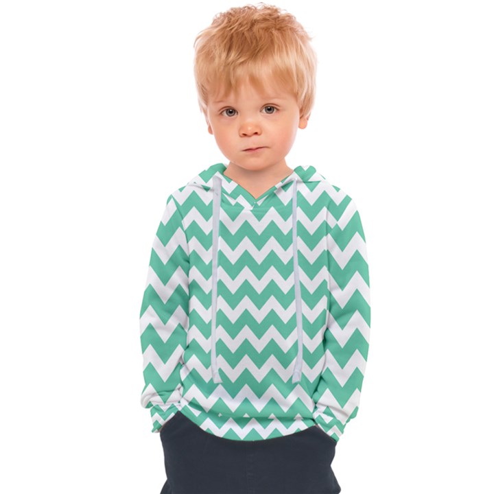 Chevron Pattern Gifts Kids  Overhead Hoodie