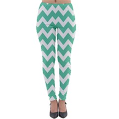 Chevron Pattern Gifts Lightweight Velour Leggings by GardenOfOphir