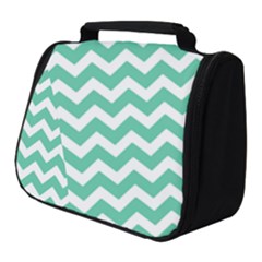 Chevron Pattern Gifts Full Print Travel Pouch (small) by GardenOfOphir