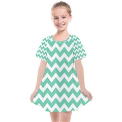 Chevron Pattern Gifts Kids  Smock Dress by GardenOfOphir